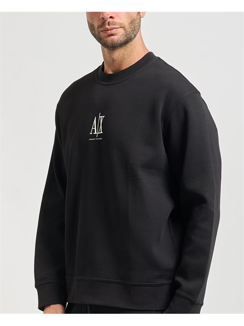 Felpa girocollo Armani Exchange con logo ARMANI EXCHANGE | XM000368-AF10818UC001